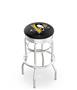 Pittsburgh Penguins NHL Rib Double-Ring Bar Stool