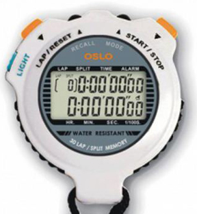 Gill Athletics Robic Silver 30 Stopwatch