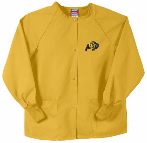 Univ of Colorado Buffaloes Gold Nursing Jackets