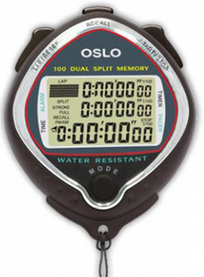 Gill Athletics Robic Silver 100 Stopwatch