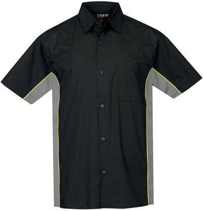 TRI MOUNTAIN GT-3 Short Sleeve Woven Crew Shirt