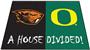 Fan Mats Oregon/Oregon State House Divided Mat