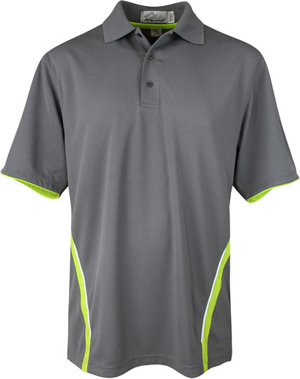 TRI MOUNTAIN Groove Polyester Mesh Golf Shirt. Printing is available for this item.