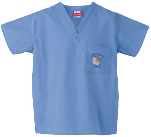 Concordia Univ-Seward Sky Classic Scrub Tops. Embroidery is available on this item.