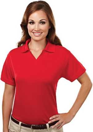 TRI MOUNTAIN Ambition Women's Micromesh Golf Shirt. Printing is available for this item.