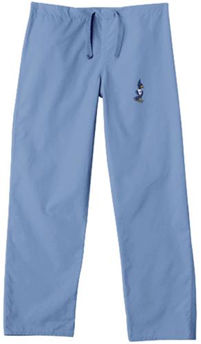 Creighton University Sky Classic Scrub Pants. Embroidery is available on this item.