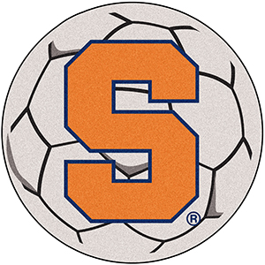 Fan Mats NCAA Syracuse University Soccer Ball Mat