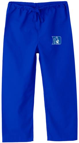 Duke University Kid's Royal Scrub Pant. Embroidery is available on this item.