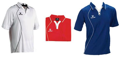Kelme Garra Polo Coaches Soccer Shirts-Closeout. Embroidery is available on this item.