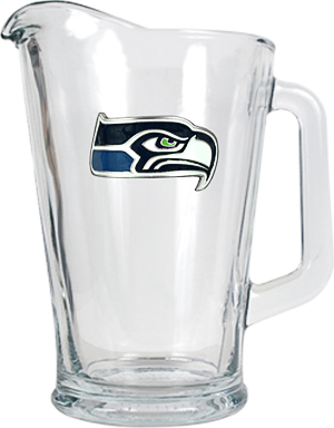 NFL Seattle Seahawks 1/2 Gallon Glass Pitcher