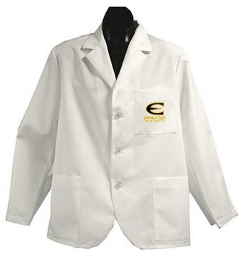 Emporia State Univ White Short Labcoats