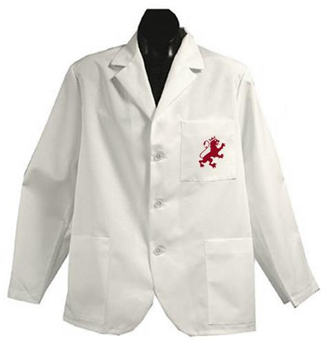 Flagler College White Short Labcoats