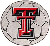 Fan Mats Texas Tech University Soccer Ball Mat