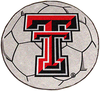 Fan Mats Texas Tech University Soccer Ball Mat