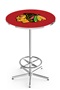 Chicago Blackhawks Red NHL Chrome Pub Table