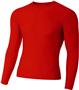 A4 Adult Youth Long Sleeve Compression Crew Shirt