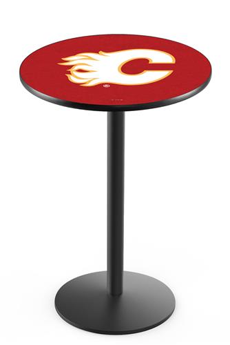 Holland Calgary Flames NHL Round Base Pub Table. Free shipping.  Some exclusions apply.