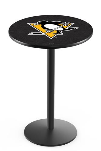 Pittsburgh Penguins NHL Round Base Pub Table