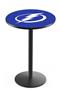 Tampa Bay Lightning NHL Round Base Pub Table