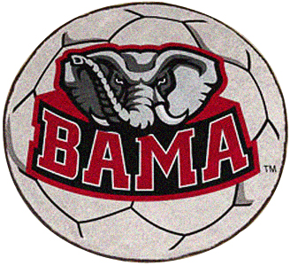 Fan Mats University of Alabama Soccer Ball Mat