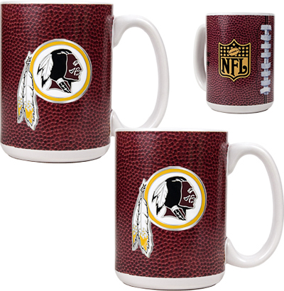NFL Washington Redskins Gameball Mug (Set of 2)