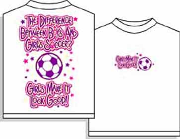 Utopia Soccer Girls Make it Look Good T-shirt
