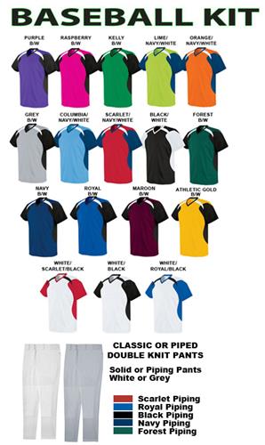 High Five Tempest Baseball Jersey Uniform Kits. Decorated in seven days or less.