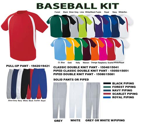 High Five Liberty Baseball Jersey Uniform Kits. Decorated in seven days or less.