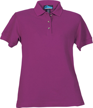 TRI MOUNTAIN Women's Autograph Pique Golf Shirt. Printing is available for this item.
