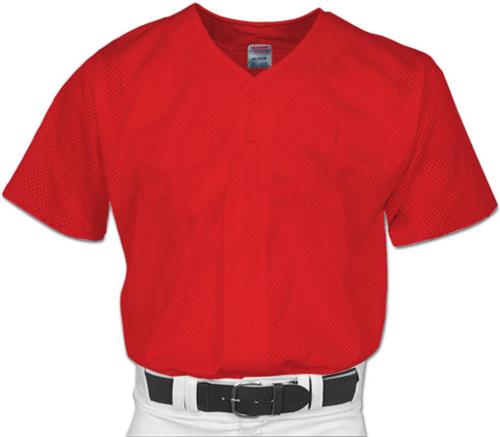 Champro Pro Mesh Full Button Baseball Jersey. Decorated in seven days or less.