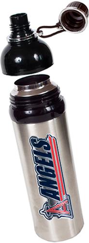 MLB Angels 24oz Stainless Water Bottle w/Black Top