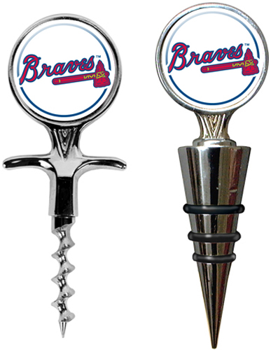 MLB Atlanta Braves Cork Screw & Bottle Topper