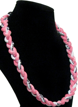 Pink Titanium Sport Necklaces