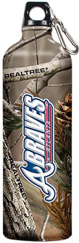MLB Braves 32oz RealTree Aluminum Water Bottle