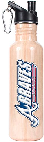MLB Atlanta Braves 26oz Baseball Bat Water Bottle