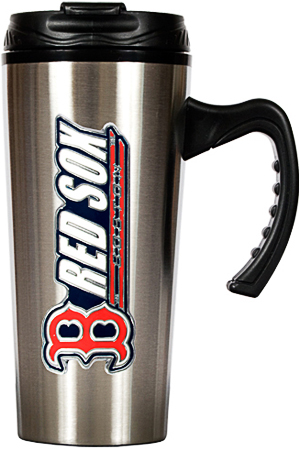 MLB Boston Red Sox Stainless Steel 16oz Travel Mug