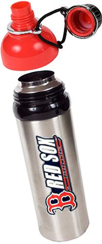 MLB Red Sox 24oz Stainless Water Bottle w/Red Top