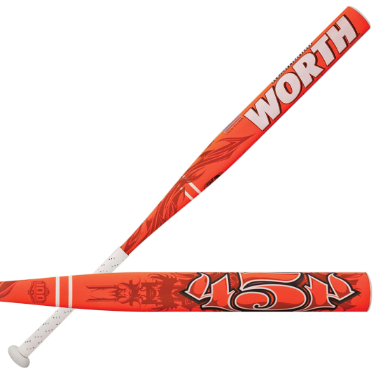 Worth 454 Resmondo Legit USSSA Slowpitch Bats Baseball Equipment & Gear