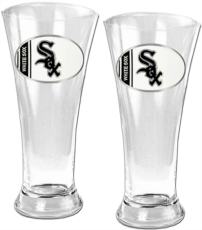MLB Chicago White Sox 2 Piece Pilsner Glass Set