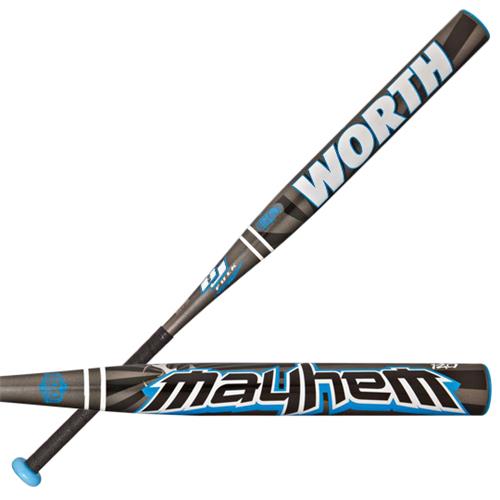 Worth Mayhem BJ Fulk USSSA Slowpitch Softball Bats. Free shipping and 365 day exchange policy.  Some exclusions apply.