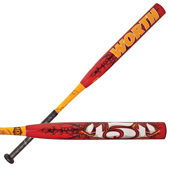 Worth 454 Mutant ASA Slowpitch Softball Bats Baseball Equipment & Gear