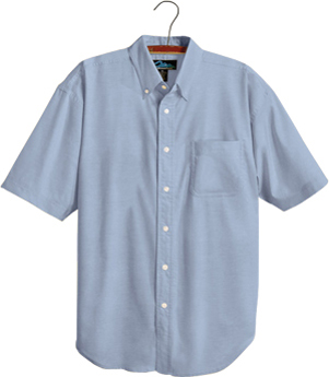 TRI MOUNTAIN Retro Short Sleeve Oxford Dress Shirt