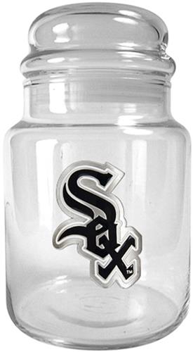 MLB Chicago White Sox Glass Candy Jar