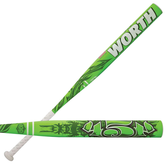 Worth 454 Legit ASA Slowpitch Softball Bats Baseball Equipment & Gear