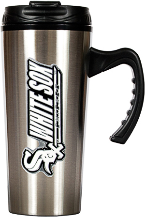 MLB White Sox Stainless Steel 16oz Travel Mug
