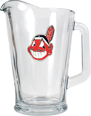 MLB Cleveland Indians 1/2 Gallon Glass Pitcher