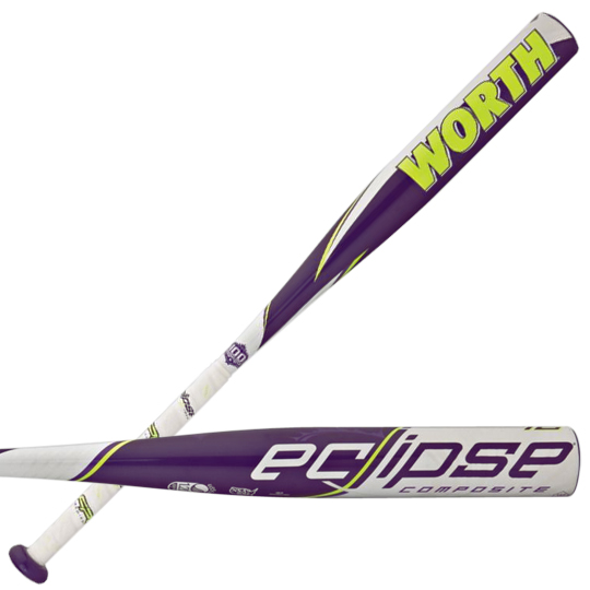 E44965 Worth Eclipse Comp 12 Fastpitch Softball Bats