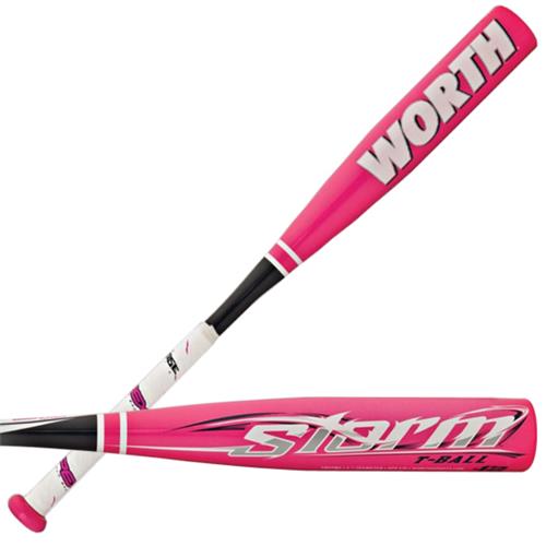Worth Storm Girls T-Ball Fastpitch Softball Bats