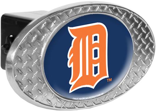 MLB Detroit Tigers Diamond Plate Hitch Cover