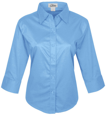 TRI MOUNTAIN Women's Capri 3/4 Sleeve Woven Shirt